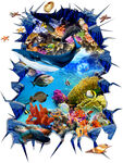 海底世界地画