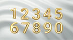 金属数字字体