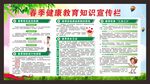 春季健康教育宣传栏