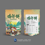 鸡仔饼包装