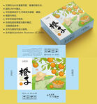 橙子包装 水果盒子