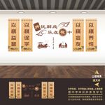 棋牌室文化墙
