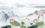 新中式背景墙