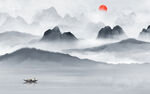 中国风现代高档山水 TIF分层