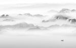 新中式现代背景山水 tif分层