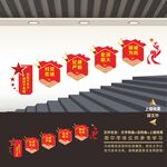 消防楼梯文化墙