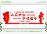 不忘初心墙