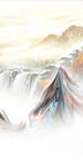 爆款山水画玄关 TIF分层 