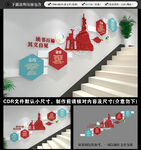 校园楼梯文化墙