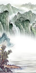 中式极简山水玄关 TIF分层