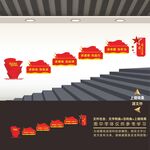 党建楼道文化墙 