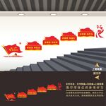 党建楼梯文化墙