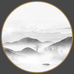 水墨山水画