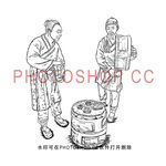 客都人家铜像