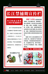 长江禁捕期宣传栏严禁捕鱼电鱼