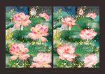 荷花玄关画