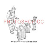 客都人家铜像