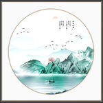 玄关山水画