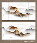 抽象山水画