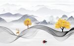 简约背景墙