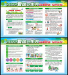 爱国卫生月展板
