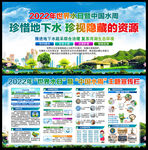 2022年世界水日宣传展板
