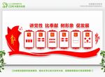 社区党建文化墙 