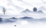 新款 风景意境山水 tif分层