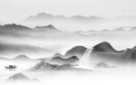 中国风高端风景山水 tif分层