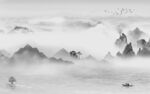 人气 新高端山水画 tif分层