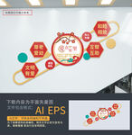 爱在邻里楼道文化墙