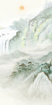 中式新现代画玄关 TIF分层