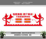 四个意识文化墙