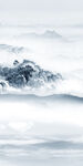 新款山水无框玄关 TIF分层