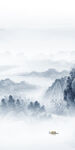 新品墙画山水玄关 TIF分层