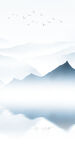 中式 墙画山水玄关 TIF分层
