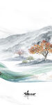 中国风意境新款山水 TIF分层