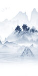 人气 玄关意境山水 TIF分层