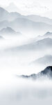 高档 玄关意境山水 TIF分层