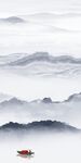 高清 玄关框画山水 tif分层