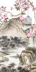 花鸟 人气简约玄关 tif分层