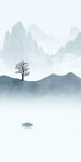 大气 现代山水玄关 TIF分层