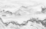 石纹 墙画意境山水 TIF分层