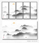 水墨画
