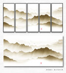 山水抽象画