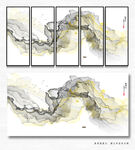轻奢抽象水墨画
