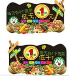 生鲜惠民均价吊牌特价蔬菜