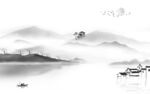 江南 灰色新品山水 TIF分层