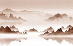 高端 中国风新山水 tif分层