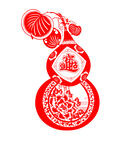 剪纸葫芦新年剪纸